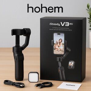 Hohem iSteady V3 ULTRA Gimbal Stabilizer – AI Tracking, 3-Axis, Touch Screen